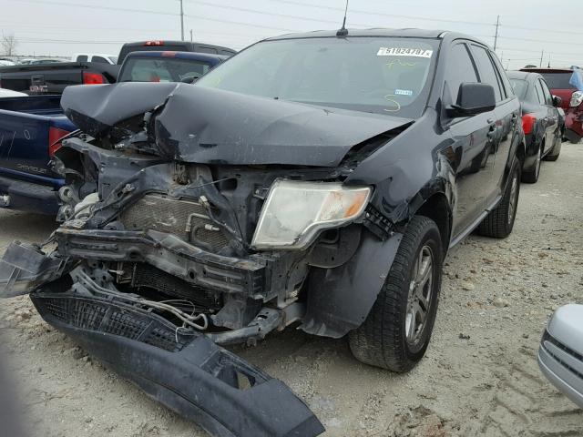 2FMDK36CX7BA56580 - 2007 FORD EDGE SE BLACK photo 2