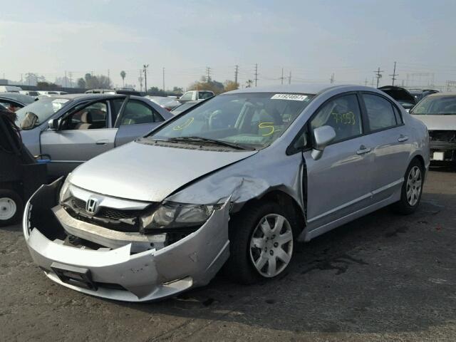 19XFA1F57AE064559 - 2010 HONDA CIVIC LX SILVER photo 2