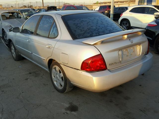 3N1CB51D16L634258 - 2006 NISSAN SENTRA 1.8 SILVER photo 3