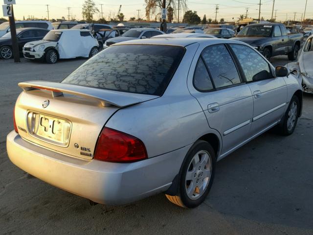 3N1CB51D16L634258 - 2006 NISSAN SENTRA 1.8 SILVER photo 4