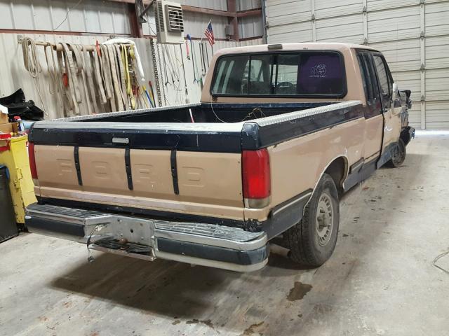 1FTEX15N9KKA60555 - 1989 FORD F150 TWO TONE photo 4