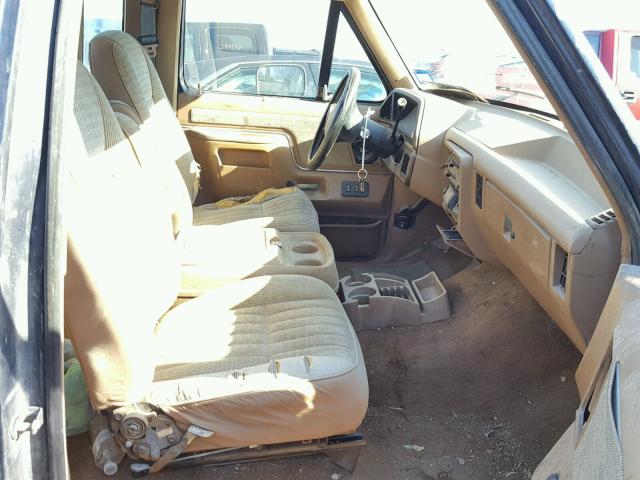 1FTEX15N9KKA60555 - 1989 FORD F150 TWO TONE photo 5