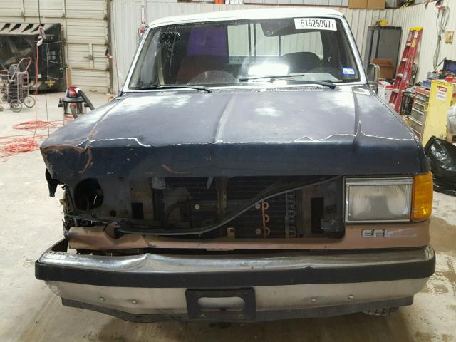 1FTEX15N9KKA60555 - 1989 FORD F150 TWO TONE photo 9