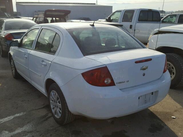 1G1AT58H497201738 - 2009 CHEVROLET COBALT LT WHITE photo 3