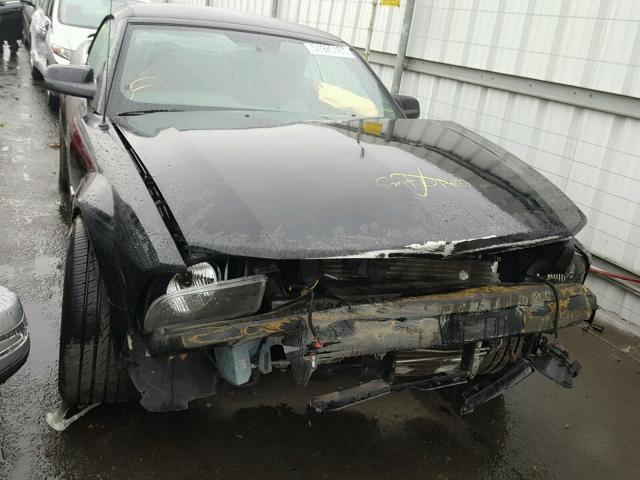 1ZVHT85H155220200 - 2005 FORD MUSTANG GT BLACK photo 1