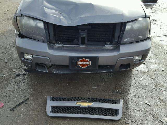 1GNDT33S692100801 - 2009 CHEVROLET TRAILBLAZE GRAY photo 9