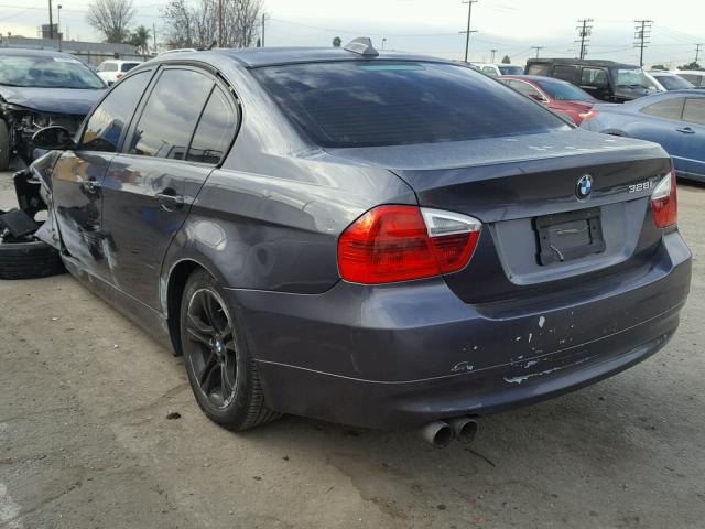 WBAVC53528FZ88292 - 2008 BMW 328 I SULE GRAY photo 3