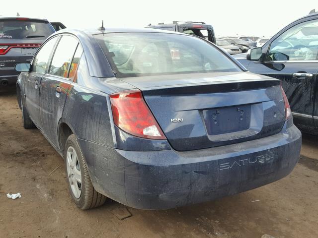 1G8AJ55F87Z171624 - 2007 SATURN ION LEVEL BLUE photo 3