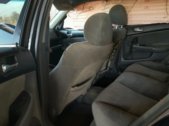 1HGCM56415A066360 - 2005 HONDA ACCORD LX GRAY photo 6