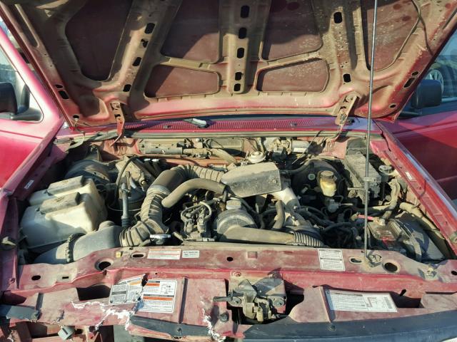 4F4CR12A6STM23835 - 1995 MAZDA B2300 MAROON photo 7