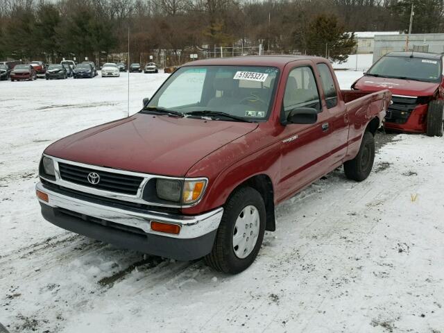 4TAVL52N7TZ113491 - 1996 TOYOTA TACOMA XTR RED photo 2