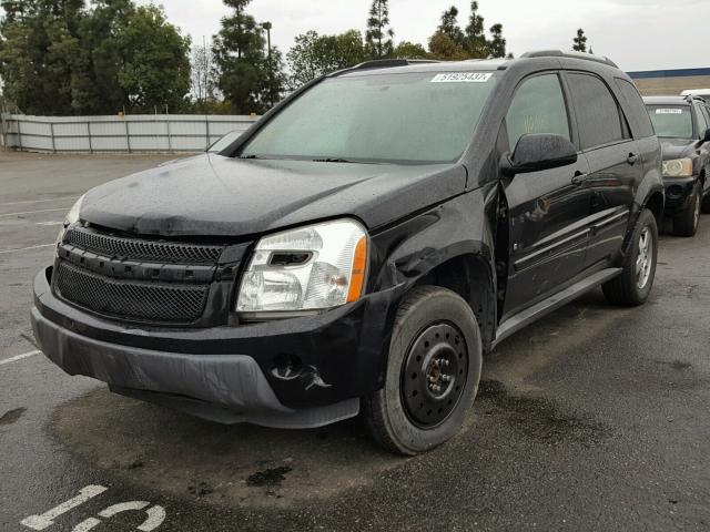 2CNDL63F666201120 - 2006 CHEVROLET EQUINOX LT BLACK photo 2