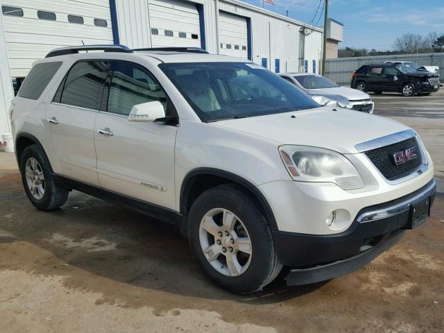 1GKER33708J305420 - 2008 GMC ACADIA SLT CREAM photo 1