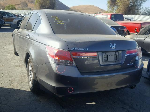 1HGCP2F66CA219528 - 2012 HONDA ACCORD SE GRAY photo 3