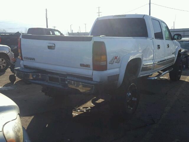 1GTHK23122F100159 - 2002 GMC SIERRA K25 WHITE photo 4