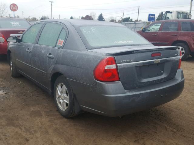 1G1ZT54885F150026 - 2005 CHEVROLET MALIBU LS ნაცრისფერი ფოტო 3