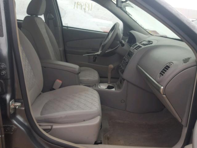 1G1ZT54885F150026 - 2005 CHEVROLET MALIBU LS ნაცრისფერი ფოტო 5