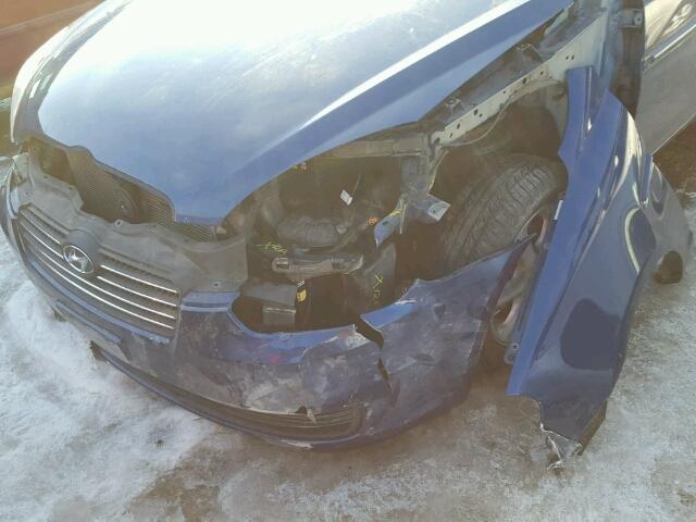 KMHCN46C58U245089 - 2008 HYUNDAI ACCENT GLS BLUE photo 9