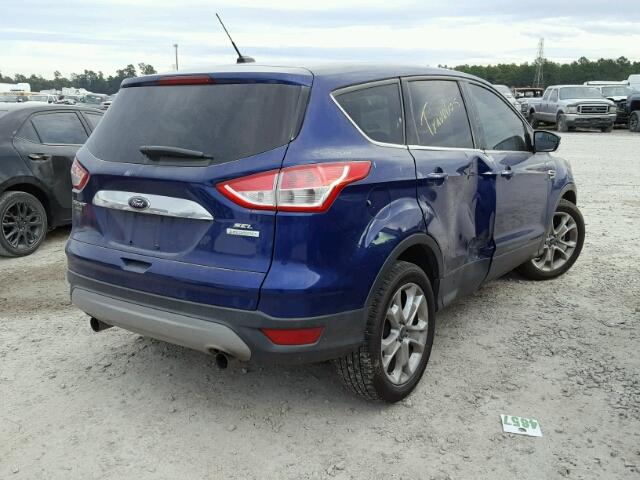 1FMCU0H95DUC88337 - 2013 FORD ESCAPE SEL BLUE photo 4