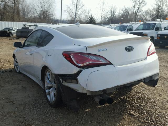 KMHHT6KD8DU089789 - 2013 HYUNDAI GENESIS CO WHITE photo 3