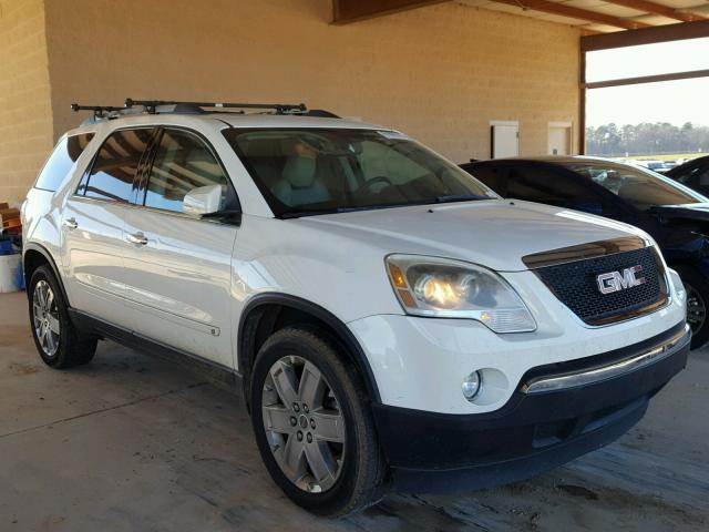 1GKLRNED1AJ106825 - 2010 GMC ACADIA SLT WHITE photo 1