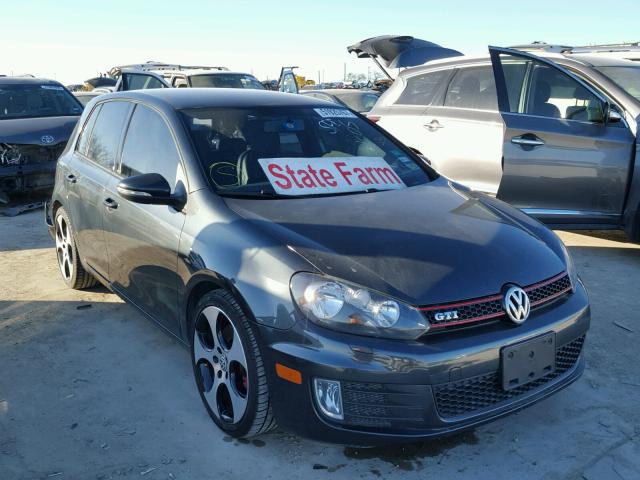 WVWHD7AJXDW141300 - 2013 VOLKSWAGEN GTI GRAY photo 1