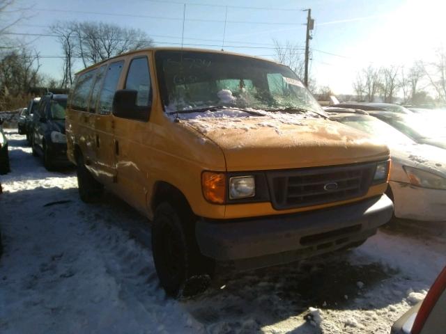 1FBSS31L77DB41457 - 2007 FORD ECONOLINE YELLOW photo 1