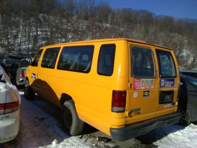 1FBSS31L77DB41457 - 2007 FORD ECONOLINE YELLOW photo 3