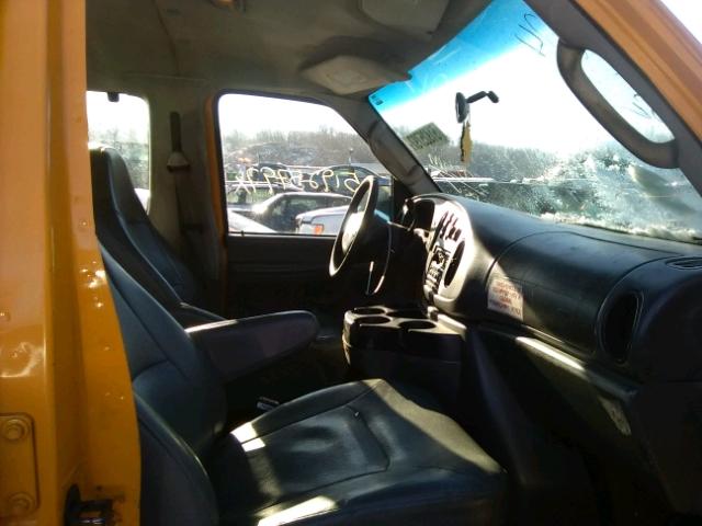 1FBSS31L77DB41457 - 2007 FORD ECONOLINE YELLOW photo 5