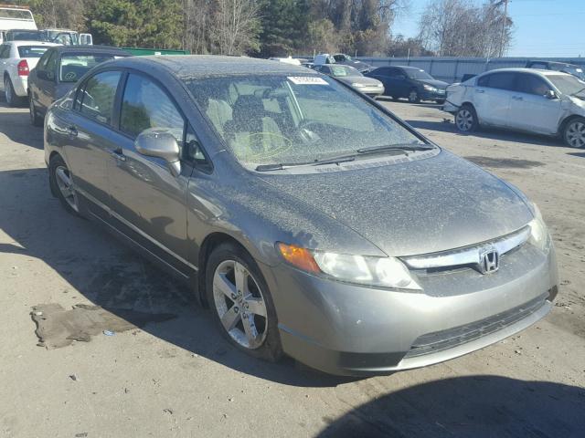 1HGFA16806L116303 - 2006 HONDA CIVIC EX GRAY photo 1