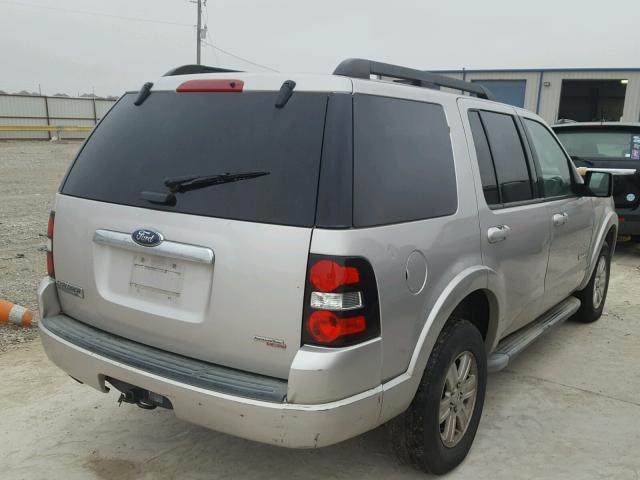 1FMEU63E37UB16196 - 2007 FORD EXPLORER X SILVER photo 4