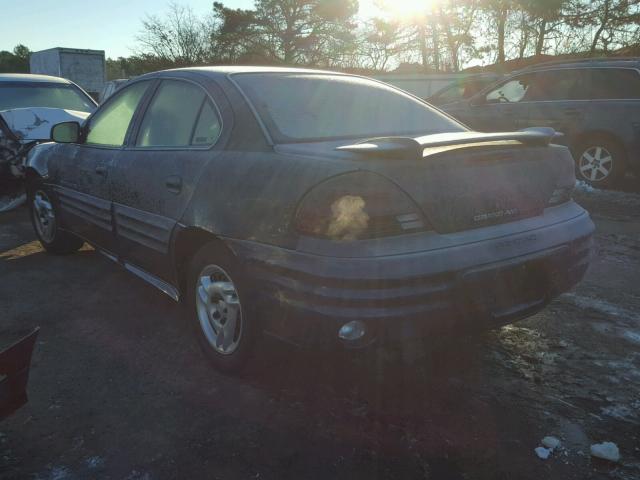 1G2NE52T1YM825906 - 2000 PONTIAC GRAND AM S 蓝色 照片 3