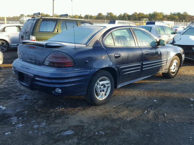1G2NE52T1YM825906 - 2000 PONTIAC GRAND AM S 蓝色 照片 4