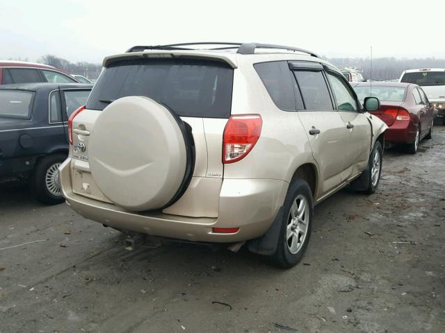 JTMBD33V076039250 - 2007 TOYOTA RAV4 TAN photo 4