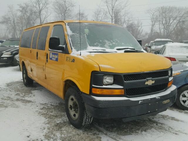 1GAHG39K781231061 - 2008 CHEVROLET EXPRESS G3 YELLOW photo 1