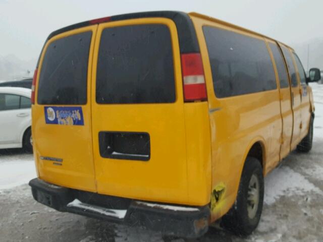 1GAHG39K781231061 - 2008 CHEVROLET EXPRESS G3 YELLOW photo 4