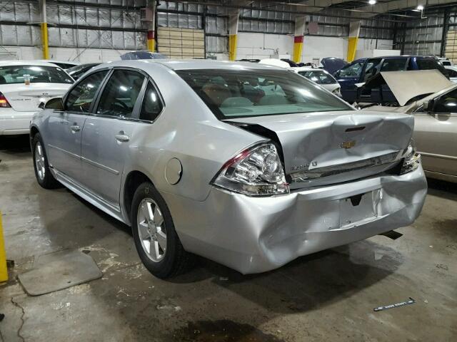 2G1WB5EN3A1245220 - 2010 CHEVROLET IMPALA LT SILVER photo 3