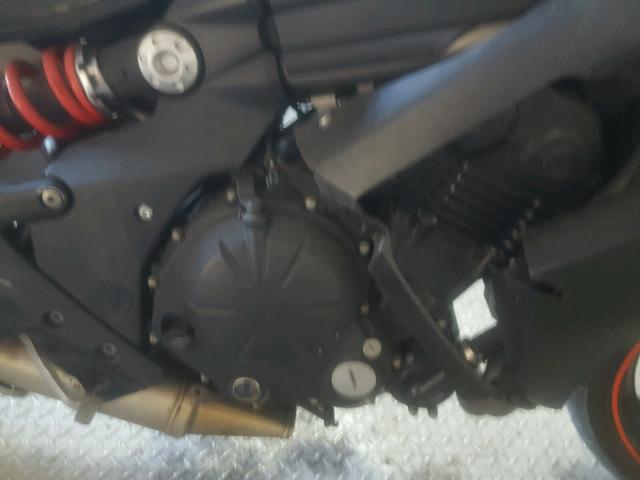 JKAEXEE13CDA08068 - 2012 KAWASAKI EX650 EC BLACK photo 7