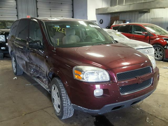1GNDV23W18D136082 - 2008 CHEVROLET UPLANDER L MAROON photo 1