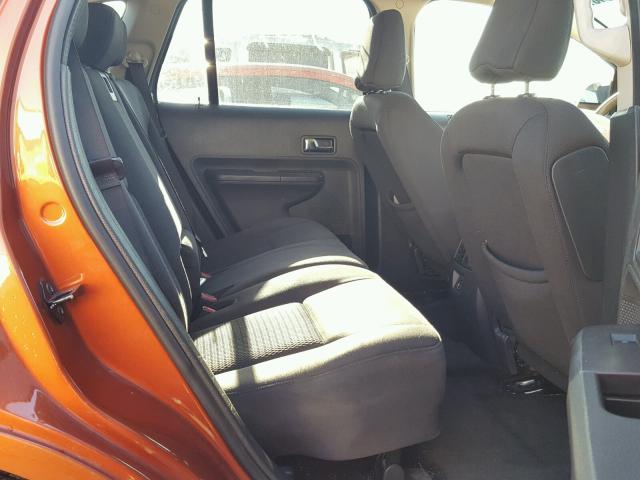 2FMDK36C98BA75963 - 2008 FORD EDGE SE ORANGE photo 6