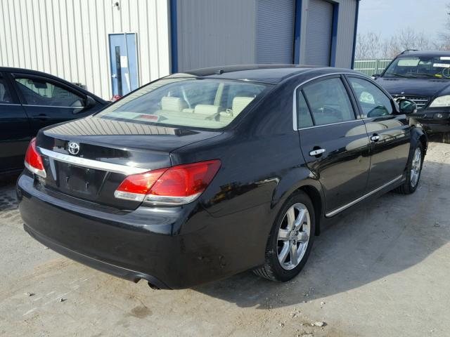 4T1BK3DB1BU374611 - 2011 TOYOTA AVALON BAS BLACK photo 4