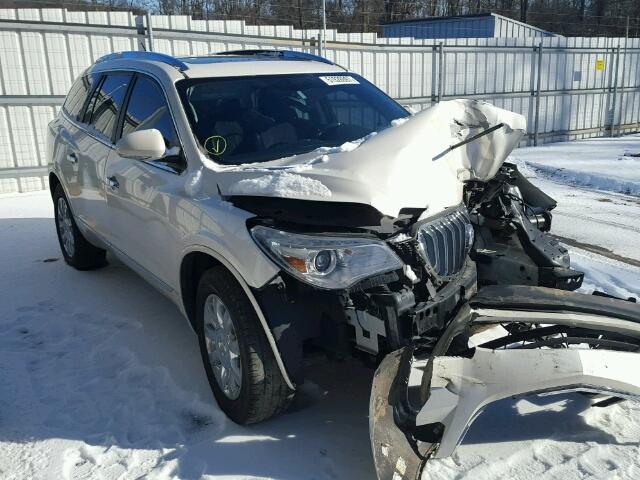 5GAKRBKD9FJ335711 - 2015 BUICK ENCLAVE WHITE photo 1