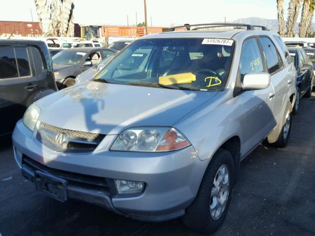 2HNYD18622H507903 - 2002 ACURA MDX TOURIN SILVER photo 2