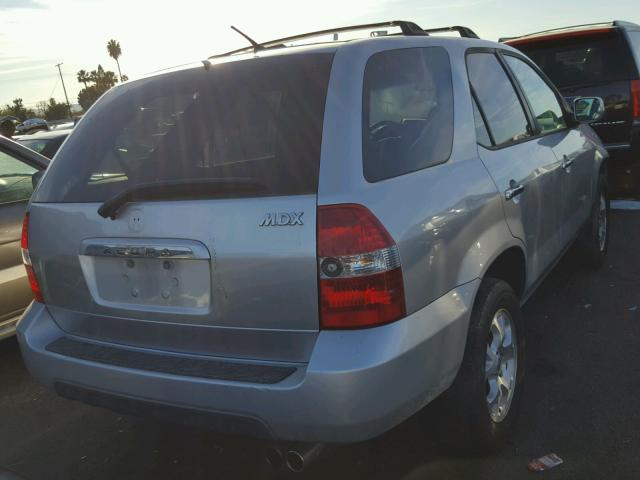 2HNYD18622H507903 - 2002 ACURA MDX TOURIN SILVER photo 4