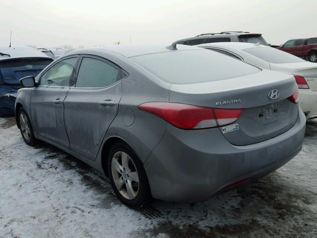 KMHDH4AE5BU150432 - 2011 HYUNDAI ELANTRA GL GRAY photo 3