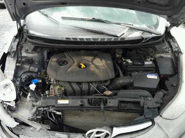 KMHDH4AE5BU150432 - 2011 HYUNDAI ELANTRA GL GRAY photo 7