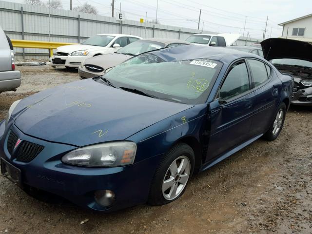 2G2WP582X61243826 - 2006 PONTIAC GRAND PRIX BLUE photo 2