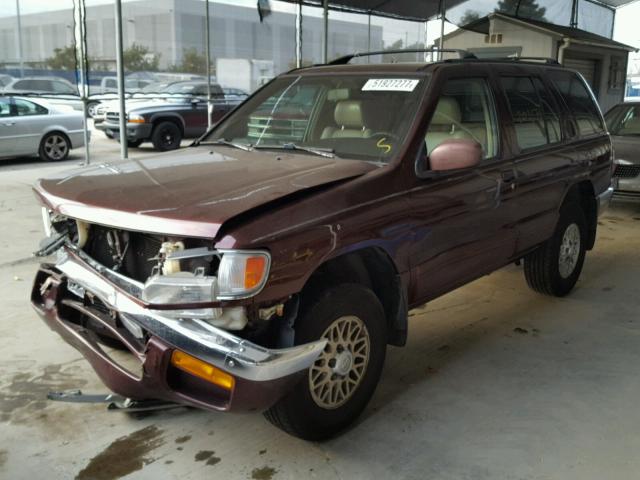 JN8AR05Y7VW193605 - 1997 NISSAN PATHFINDER BURGUNDY photo 2