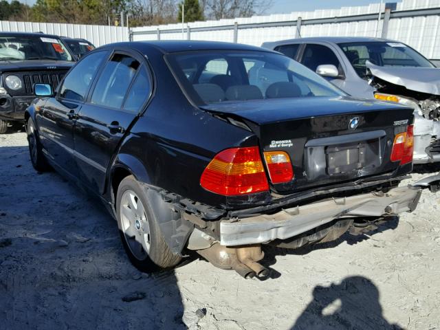 WBAEV334X5KW19432 - 2005 BMW 325 I BLACK photo 3