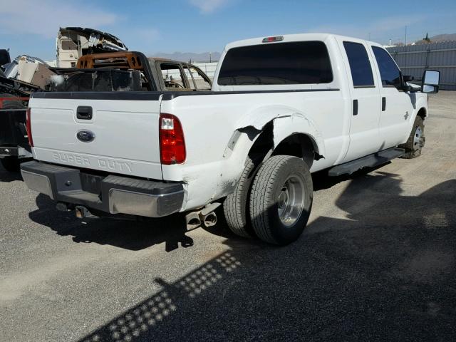 1FT8W3CT2GED38523 - 2016 FORD F350 SUPER WHITE photo 4